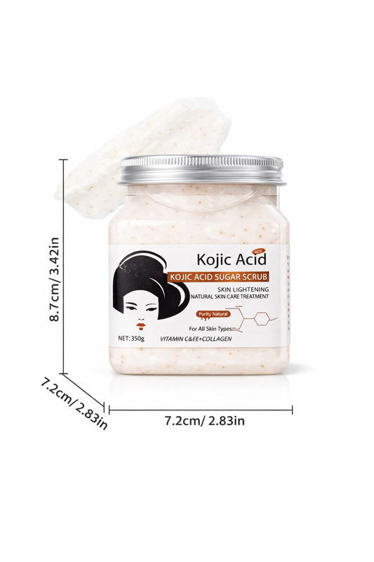 LuxeGlow Kojic Acid Face & Body Exfoliating Scrub