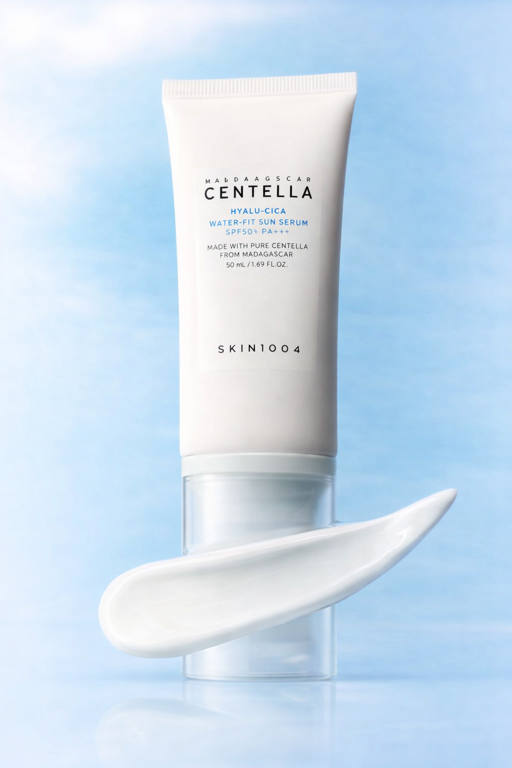 SKIN1004 Centella Water-Fit Sun Serum - Lightweight Moisturizing SPF Glow